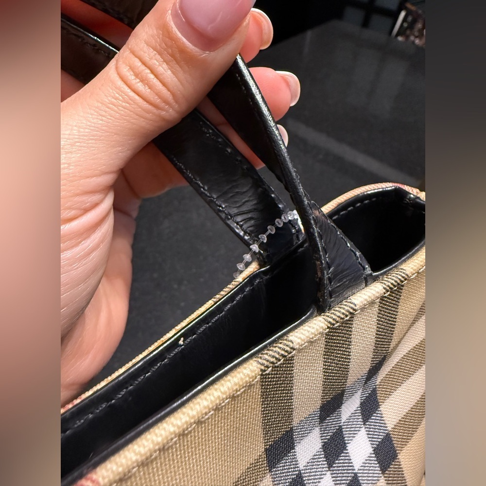 BURBERRY Nova Check Mini Tote - Picture 9 of 17